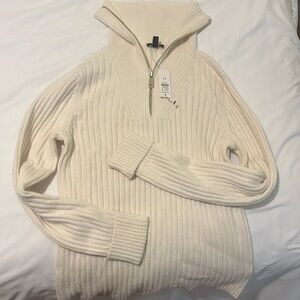 Talbots Quarter Zip Sweater